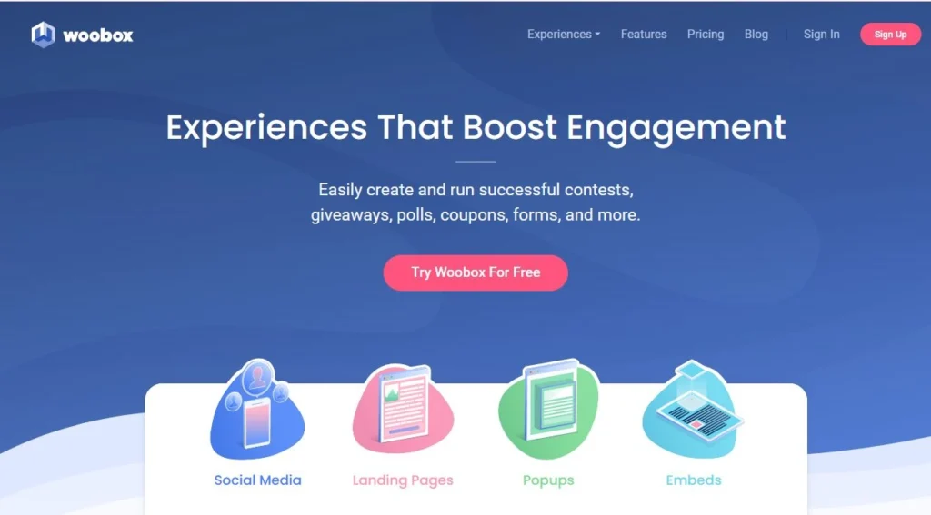 5 سایت قرعه کشی اینستاگرام woobox.com